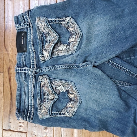 Grace in LA Easy Fit bling jeans - Picture 6 of 7